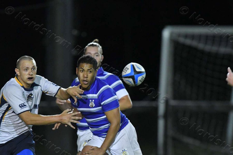 Wheaton Men\'s Rugby vs Mass Maritime.  Photo by Keith Nordstrom